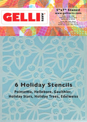 NEW Holiday Stencil Bundle  - Designed by Marsha Valk and Giovanna Zara! (5x7