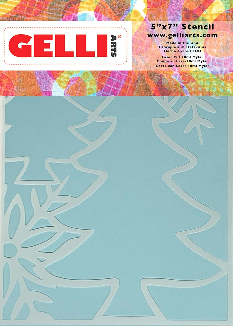 NEW Holiday Stencil Bundle  - Designed by Marsha Valk and Giovanna Zara! (5x7")