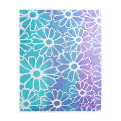 Flower Stencil - Designed to print with 8x10 Gelli Arts® printing plate