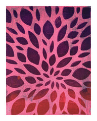 NEW Leaf Stencil - Designed to print with 8x10 Gelli Arts® printing plate
