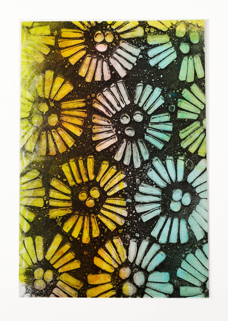 Abstract Flower Stencil - Designed by Marsha Valk! (5x7")