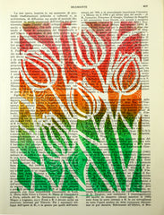 Tulip Stencil - Designed by Giovanna Zara! (5x7