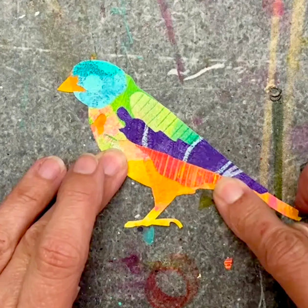 Colors in Flight Collage Set | Gelli Arts® Gel Printing Kit | Gelli Arts