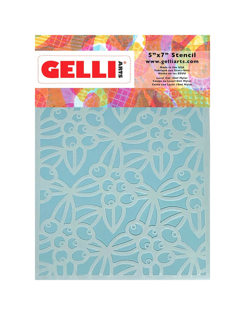 NEW Gaultheria Stencil - Designed by Marsha Valk! (5x7")