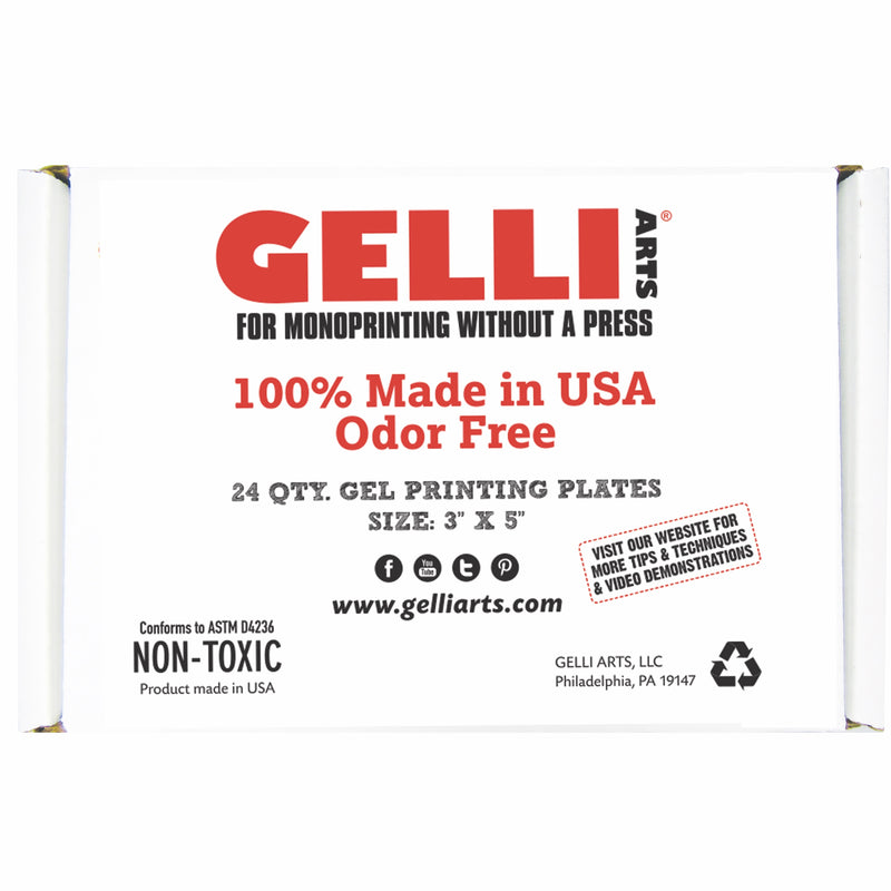 3x5" Gelli Arts® Class Pack-24 Plates