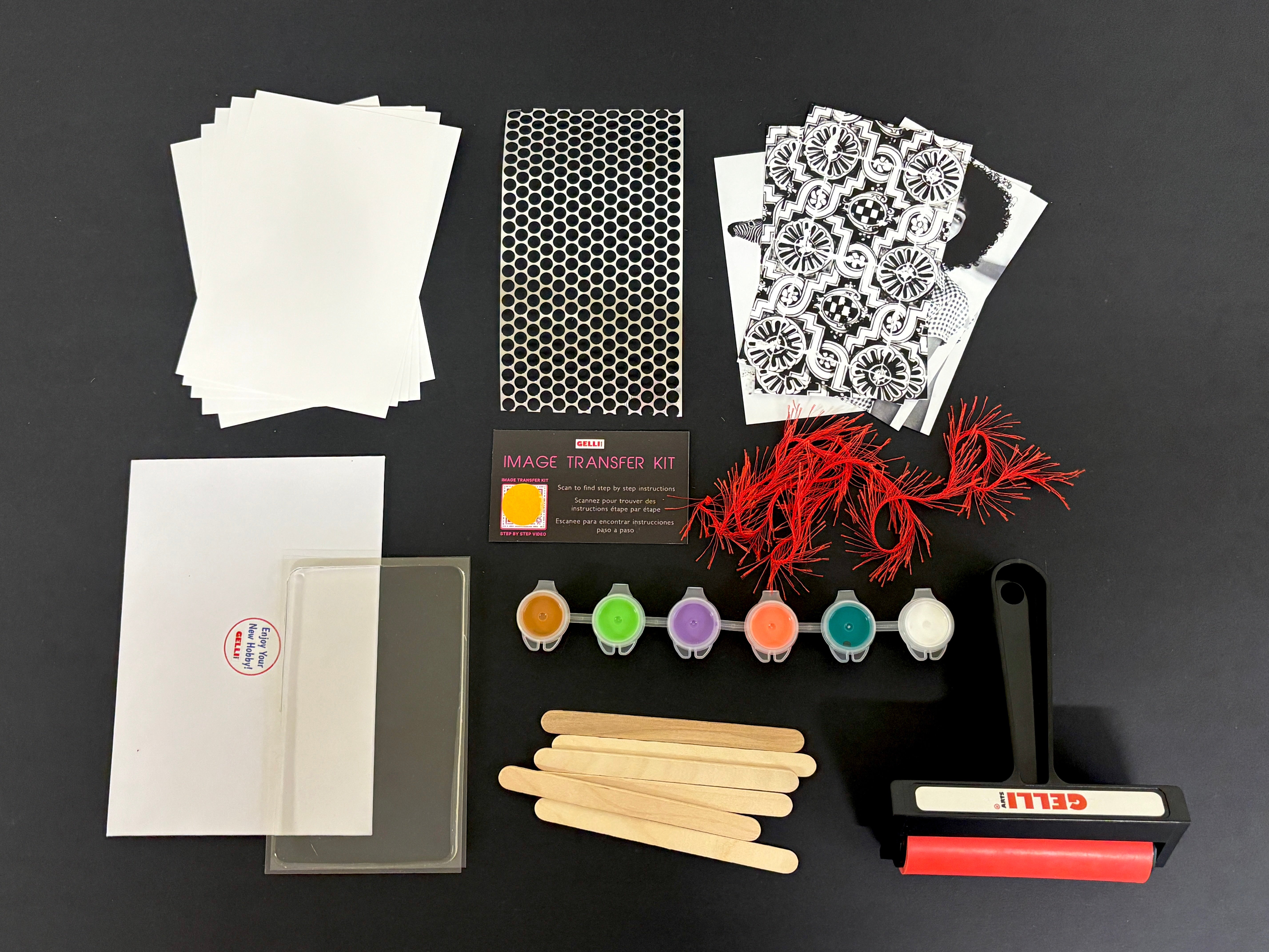 Transferred Kit Image Transfer Gel Printing Kit | Gelli Arts® | Gelli Arts