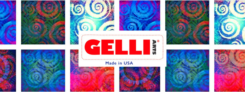 Gelli Arts® Printing with Stencils and Pastel!