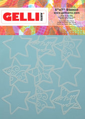 NEW Holiday Stars Stencil - Designed by Giovanna Zara! (5x7