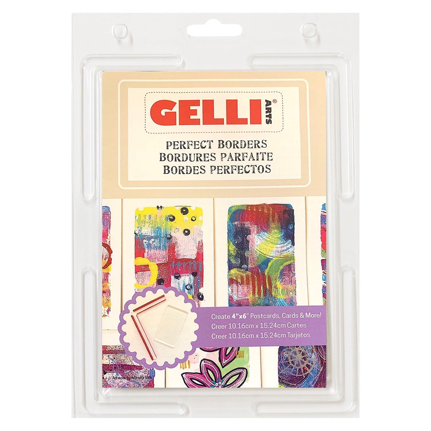 Mini Gelli Printing Plate