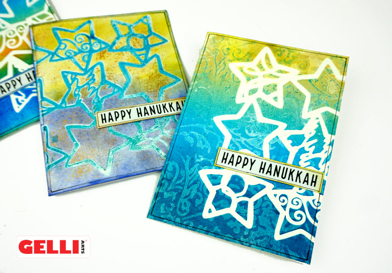 NEW Holiday Stars Stencil - Designed by Giovanna Zara! (5x7")