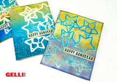 NEW Holiday Stars Stencil - Designed by Giovanna Zara! (5x7