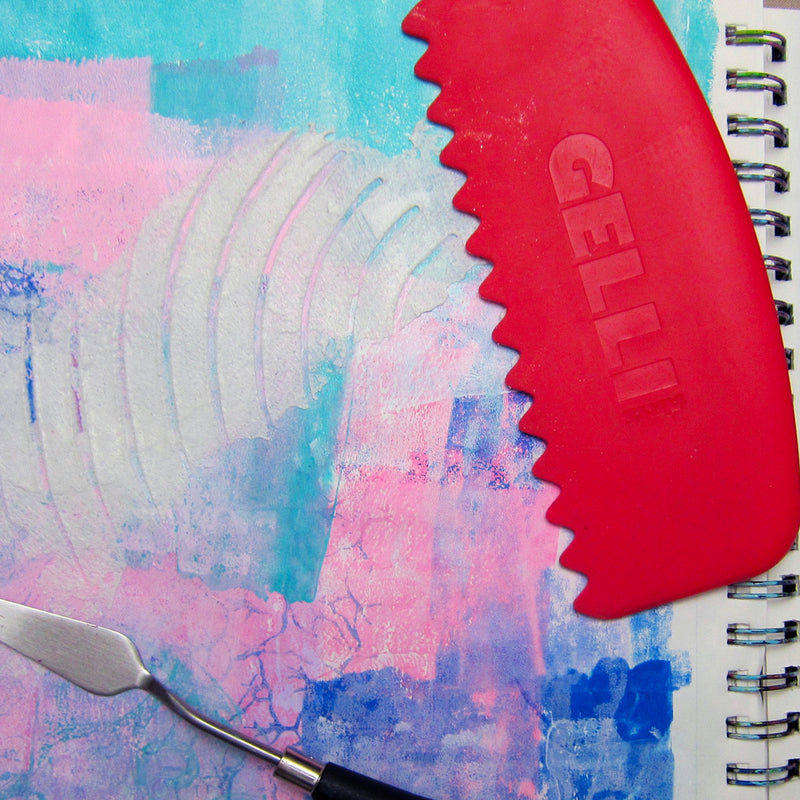 Large Printing Tools - Round Edge Tools - Set of 3 | Gelli Arts
