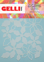 NEW Poinsettia Stencil - Designed by Giovanna Zara! (5x7