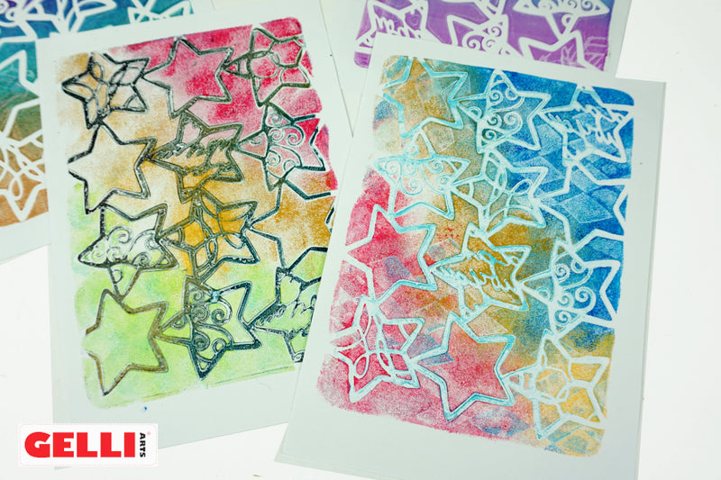 NEW Holiday Stars Stencil - Designed by Giovanna Zara! (5x7")