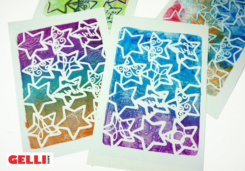 NEW Holiday Stars Stencil - Designed by Giovanna Zara! (5x7")