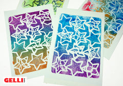 NEW Holiday Stars Stencil - Designed by Giovanna Zara! (5x7