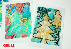 NEW Holiday Trees Stencil - Designed by Giovanna Zara! (5x7