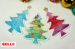 NEW Holiday Trees Stencil - Designed by Giovanna Zara! (5x7
