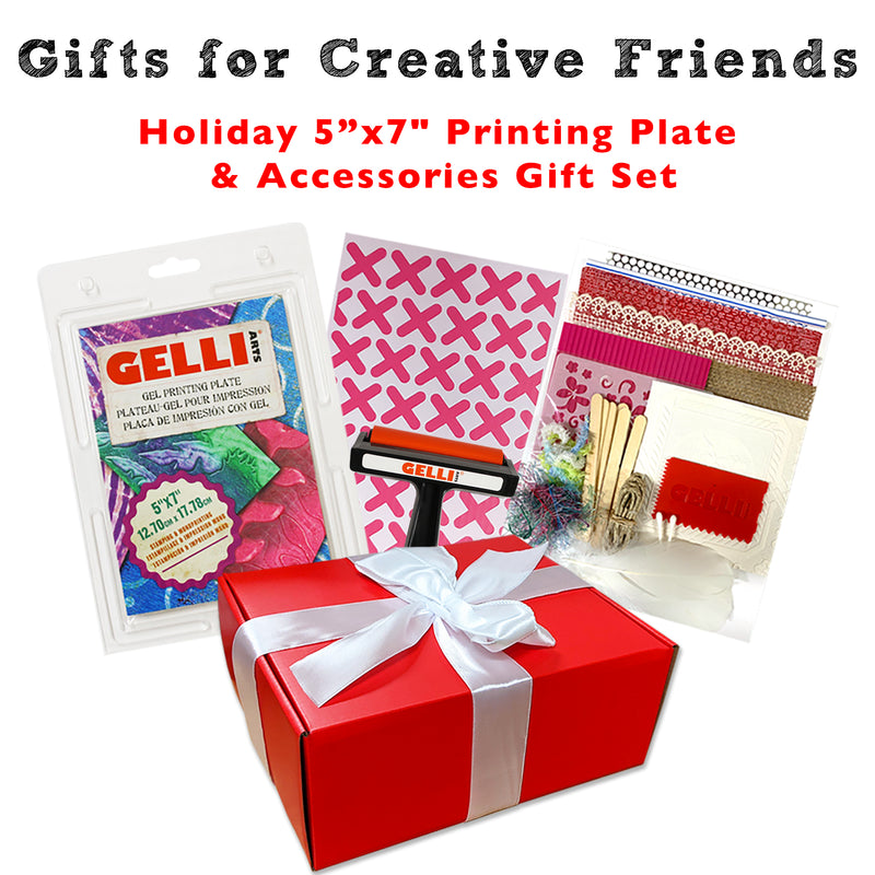 Holiday Gift Set 5x7" Printing Plate & Accessories
