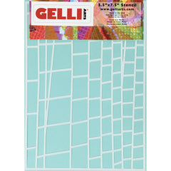 Ladder Stencil - Designed to print with 5x7 Gelli Arts® printing plate