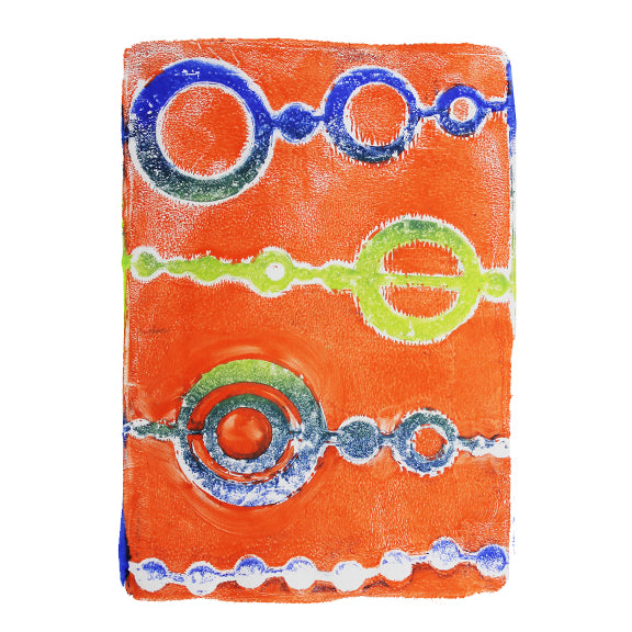 Bead Stencil - Designed to print with 5x7 Gelli Arts® printing plate