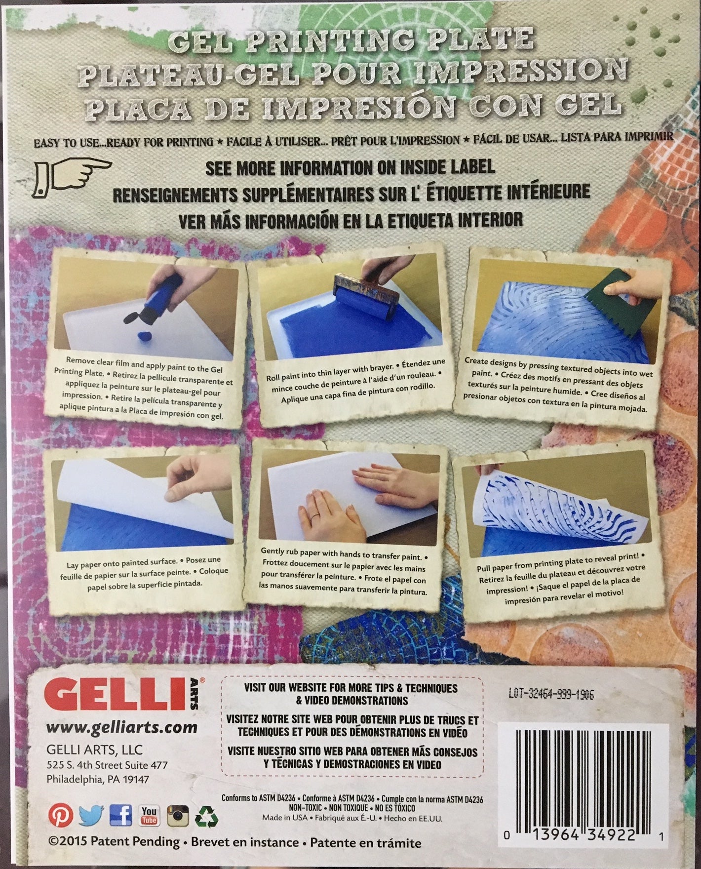 STENCIL MASK | Queen Anne’s Lace | Gel Plate Printing tool | Gelli Plate |  Print making | Fits 8x10” Gelli Plate | Yupo Plastic