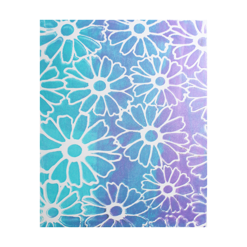 Flower Stencil - Designed to print with 8x10 Gelli Arts® printing plate