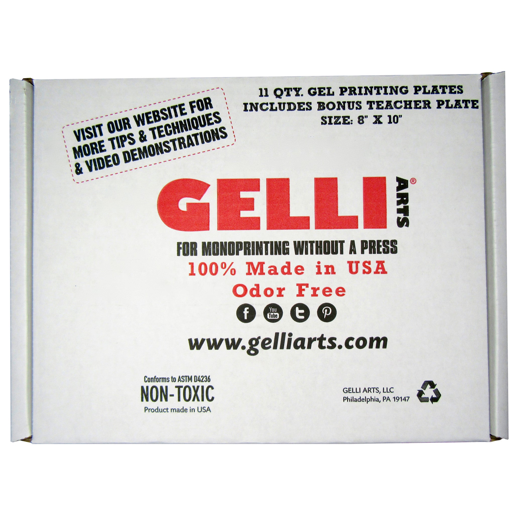 8” Round Gelli® Printing Plate