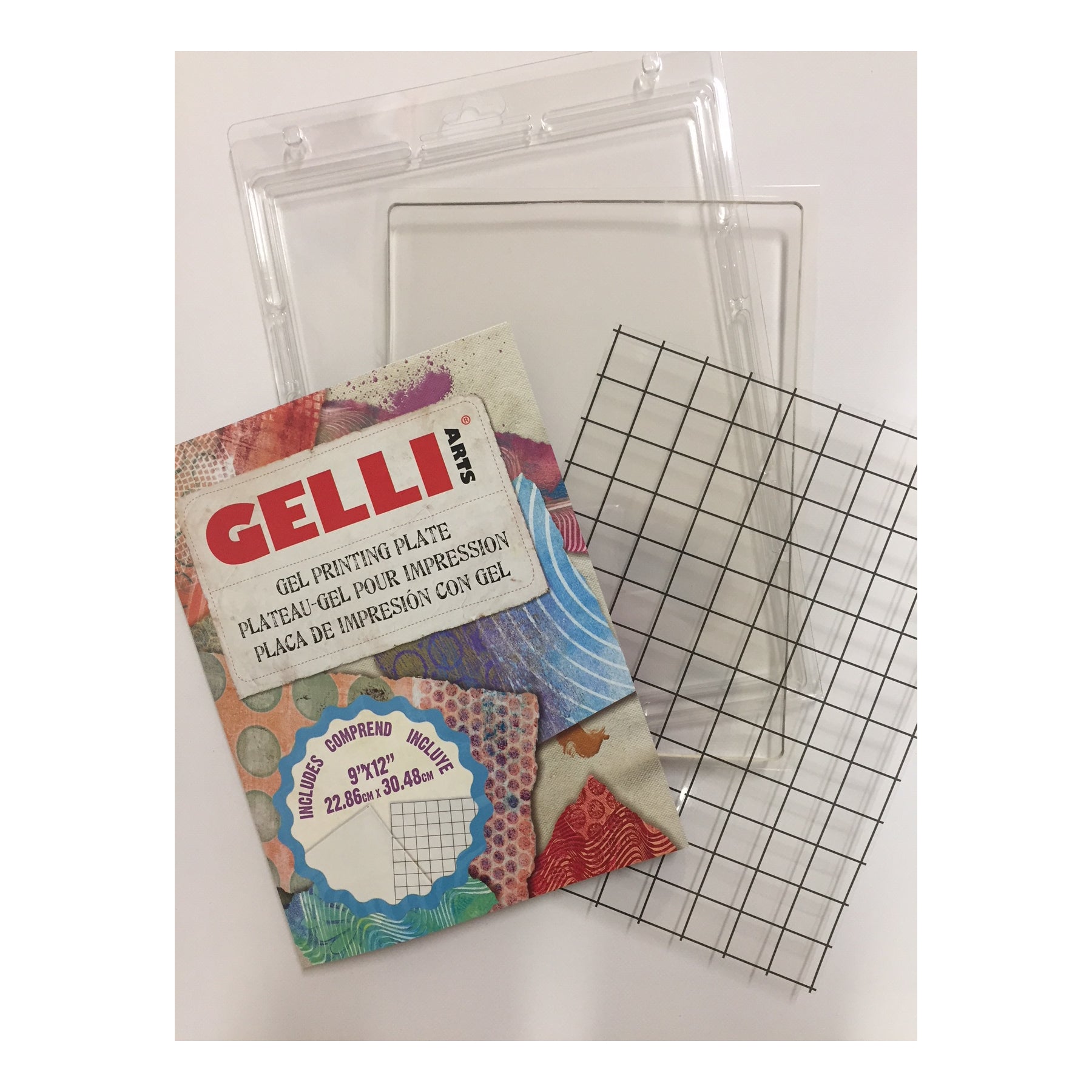 Gelli Arts Gel Printing Plate - 9 X 12 Gel Plate, Reusable Gel Printing  Plate, Printmaking Gelli Plate for Art, Clear Gel Monoprinting Plate, Gel