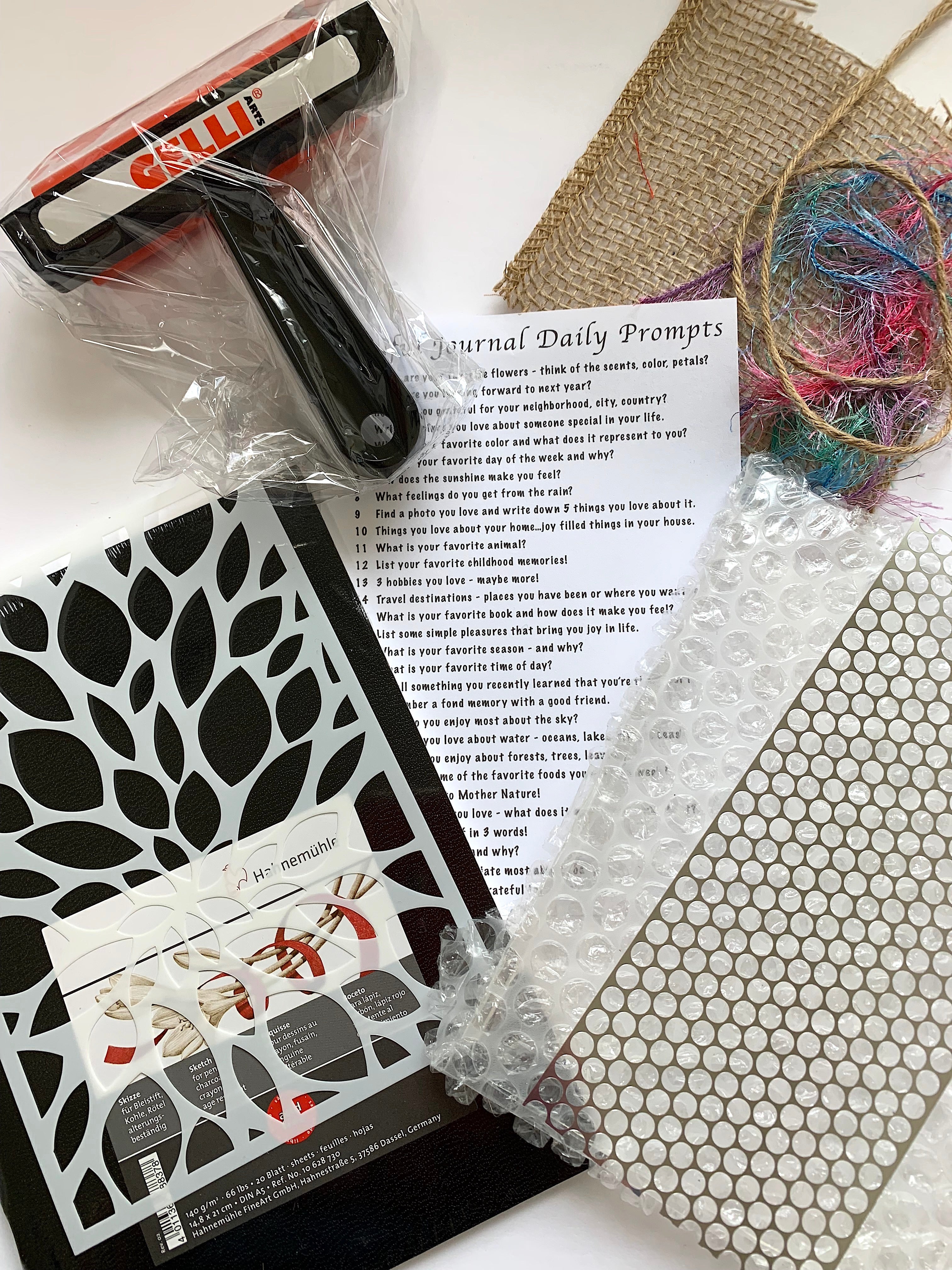 Make your Own Book Journal Kit of Supplies