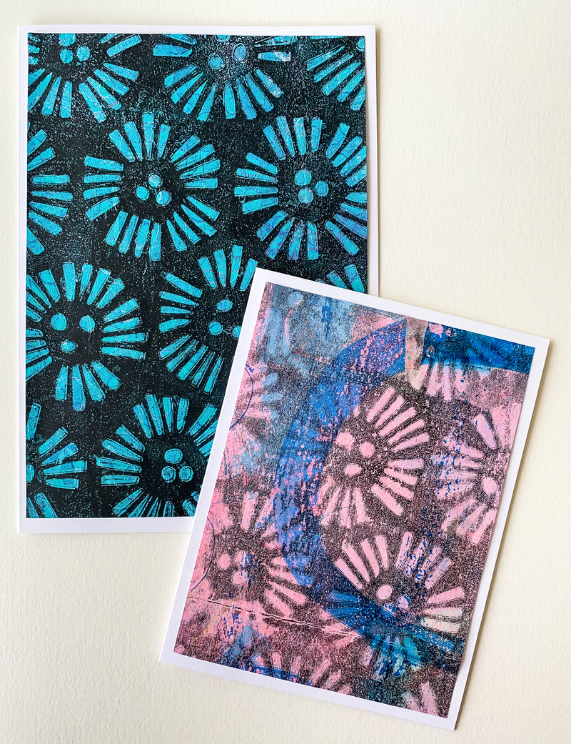 Abstract Flower Stencil - Designed by Marsha Valk! (5x7")