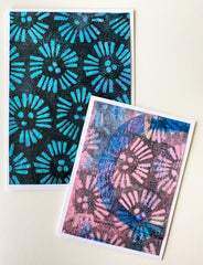 Abstract Flower Stencil - Designed by Marsha Valk! (5x7