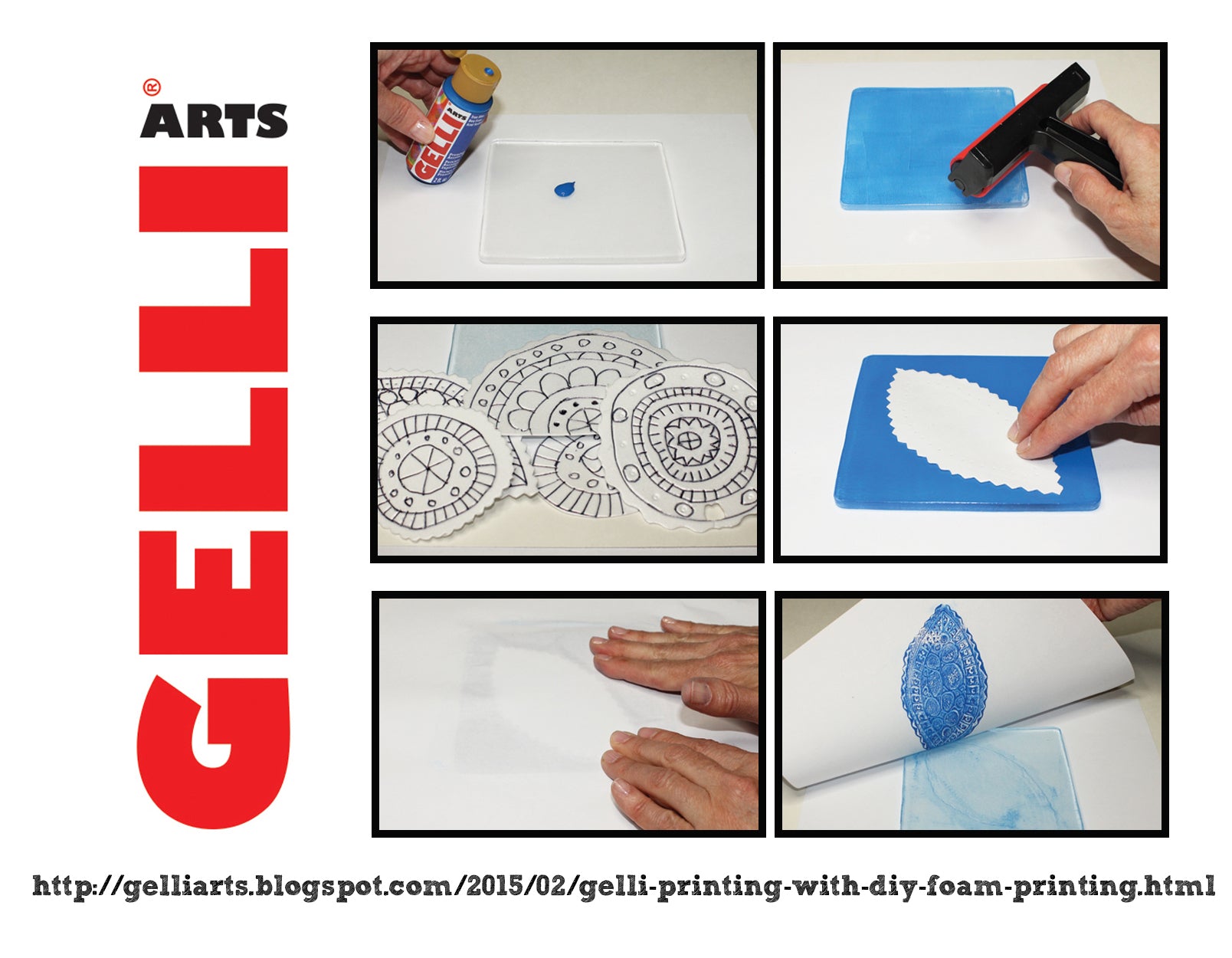 Gelli Plate Craft Kit for Printmaking, Monotype Printmaking With A5 21x15cm Gel  Plate, Beginners Project With Instructions & Videos 
