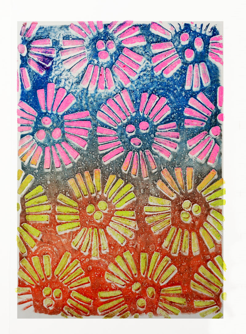 Abstract Flower Stencil - Designed by Marsha Valk! (5x7")