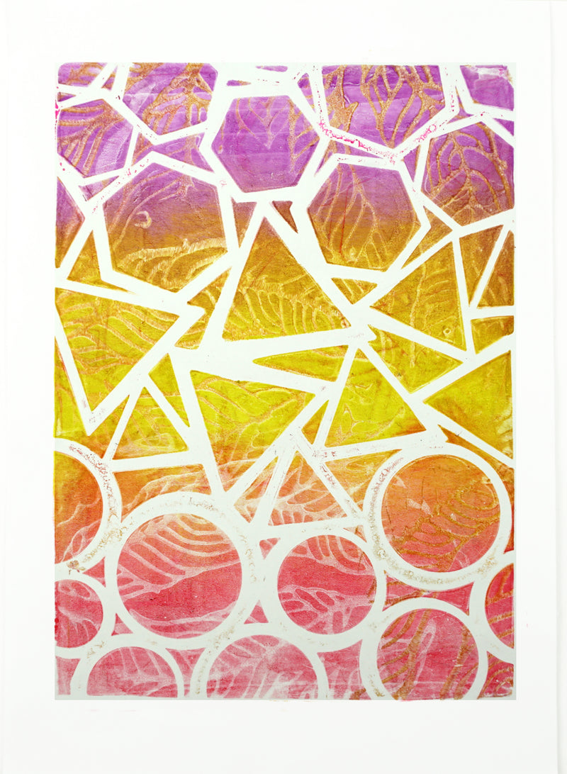 Geo Stencil - Designed by Giovanna Zara! (5x7")