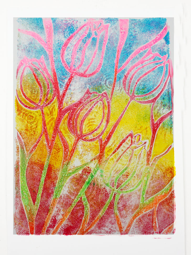 Tulip Stencil - Designed by Giovanna Zara! (5x7")